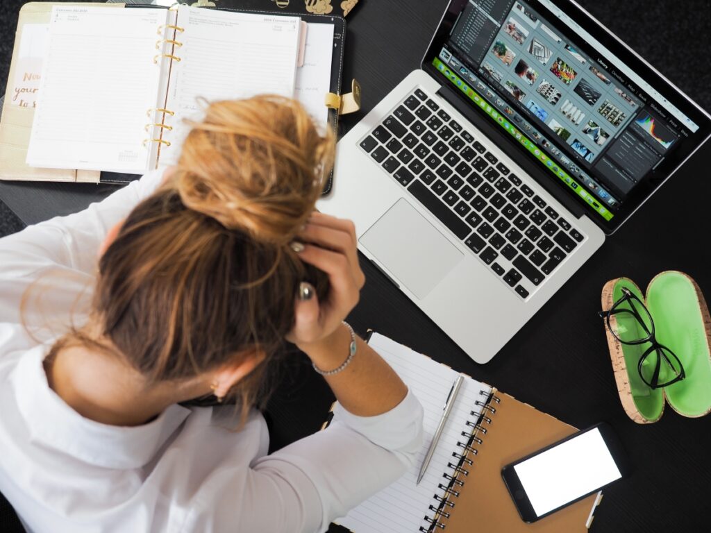 An intern distressed after being ghosted by a recruiter