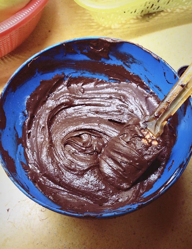 walnut brownie batter
