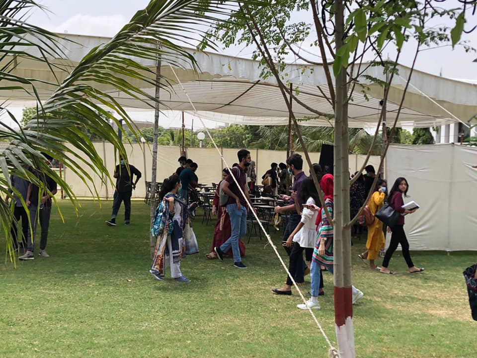 IBA Tents that were taken down.