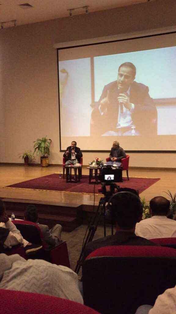 Administrator Karachi talking about KMC and new projects.