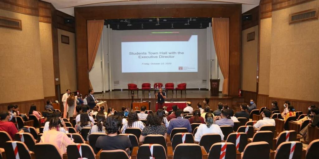 An example of IBA's monthly townhall