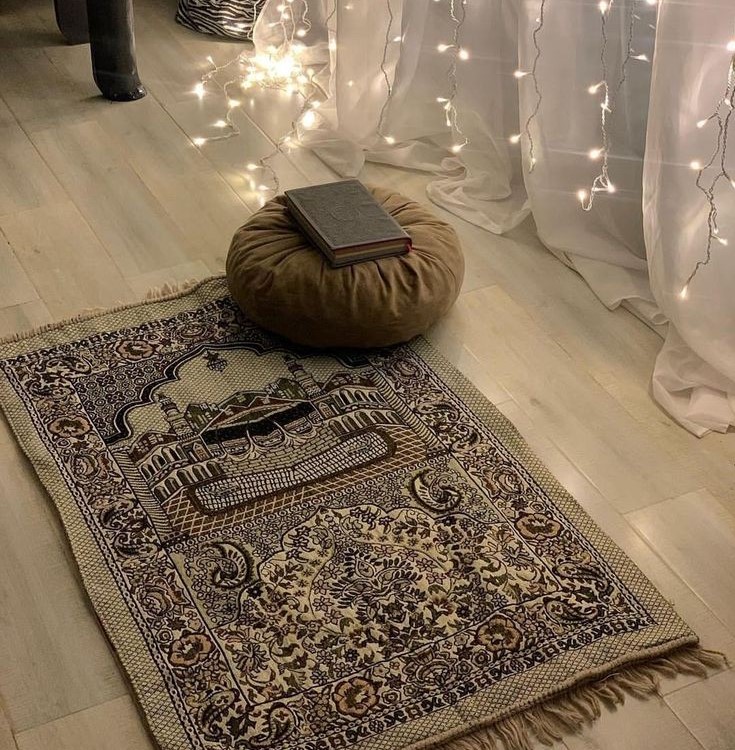 Create a focused space for prayers and reflection