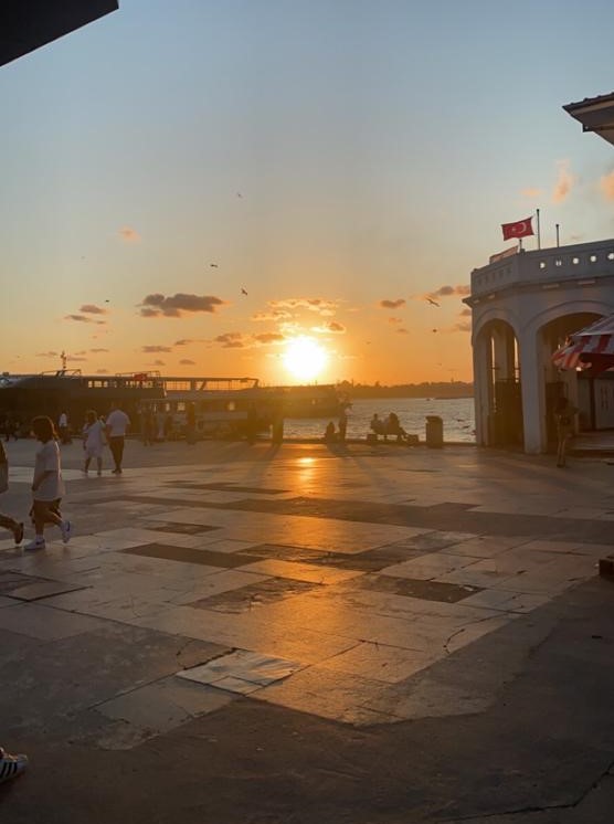 The Sunset in Istanbul